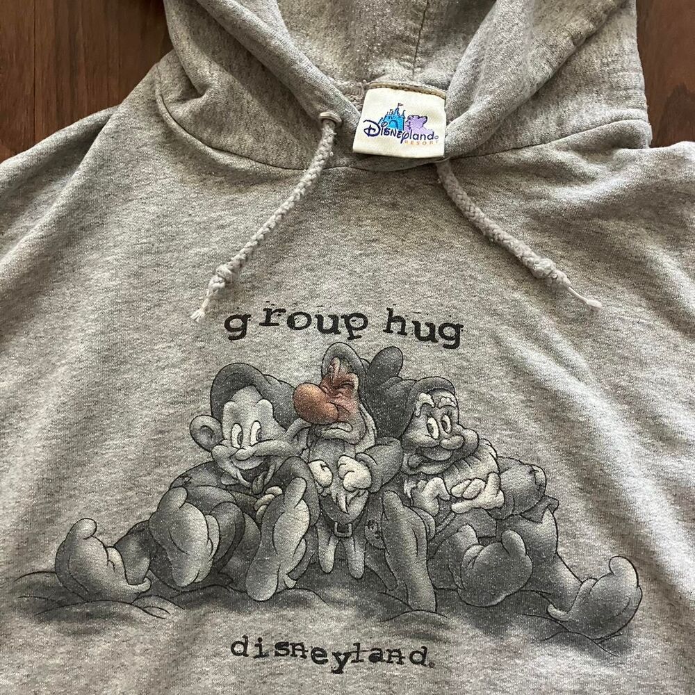 Disney Men's Grey Hoodie